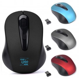 Wireless 2.4G Ergonomic ABS Mouse with Logo  Wireless 2.4G Ergonomic ABS Mouse with Logo