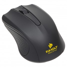 Avant Wireless Optical Mouse with Antimicrobial Additive with Logo