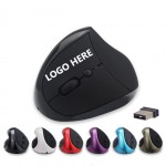 Wireless Vertical Ergonomic Mouse with Logo