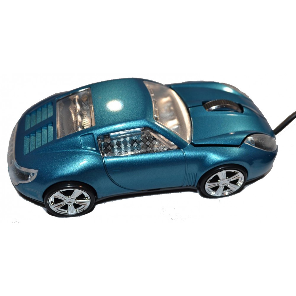Sport Car Mouse w/Moving Tires Wired Branded Sport Car Mouse w/Moving Tires Wired Branded