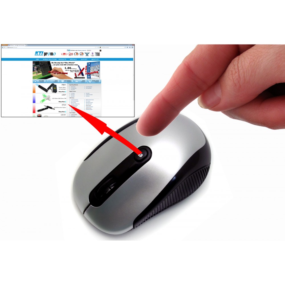 Web Key E-Mouse with Logo