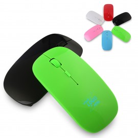 Slim Wireless Mouse with Logo