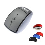 Convenient Foldable Wireless Mouse with Logo