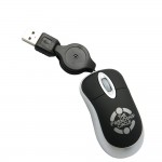 Logo Branded Besly Mini Wire Optical Mouse