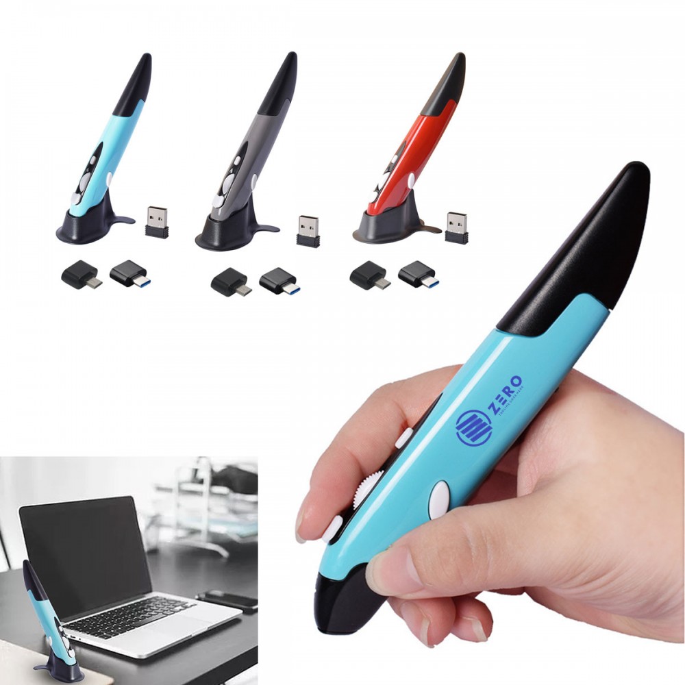 Personalized Pen Shape Wireless Optical Mouse
