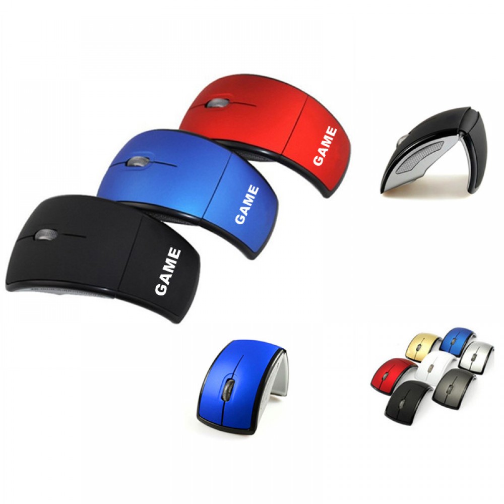 Custom Printed Foldable Wireless Mouse Custom Printed Foldable Wireless Mouse