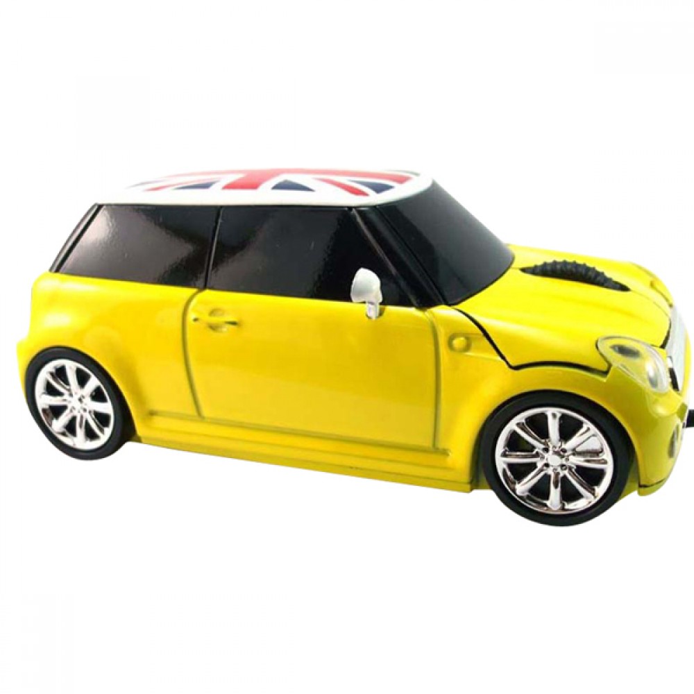 Logo Printed Mini Cooper Wired Car Mouse Wired Logo Printed Mini Cooper Wired Car Mouse Wired