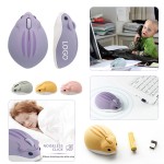 Wireless Mouse Cute Hamster Shape with Logo