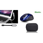 Promotek 2.4GHz Wireless Mouse + USB LED light Custom Imprinted