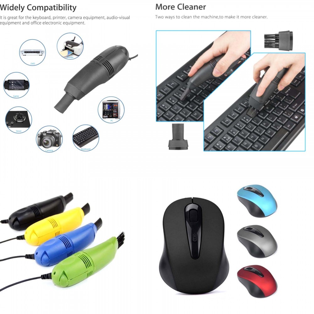 iBank(R)2.4GHz Wireless Mouse + USB Vacuum Cleaner Custom Imprinted iBank(R)2.4GHz Wireless Mouse + USB Vacuum Cleaner Custom Imprinted