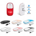 Promotional 2.4 GHz Metal Wireless Rechargeable Optical Mouse