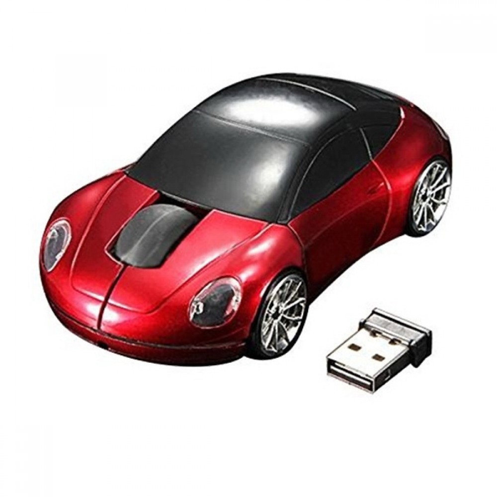 Car Shaped Wireless Optical Mouse Branded