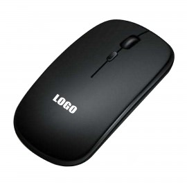 Rechargeable Wireless Bluetooth Dual-Mode Mouse with Logo  Rechargeable Wireless Bluetooth Dual-Mode Mouse with Logo