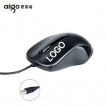 Logo Branded Computer USB Home Wired Mouse