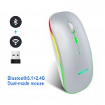 LED Wireless Bluetooth Rechargeable Mouse Custom Imprinted