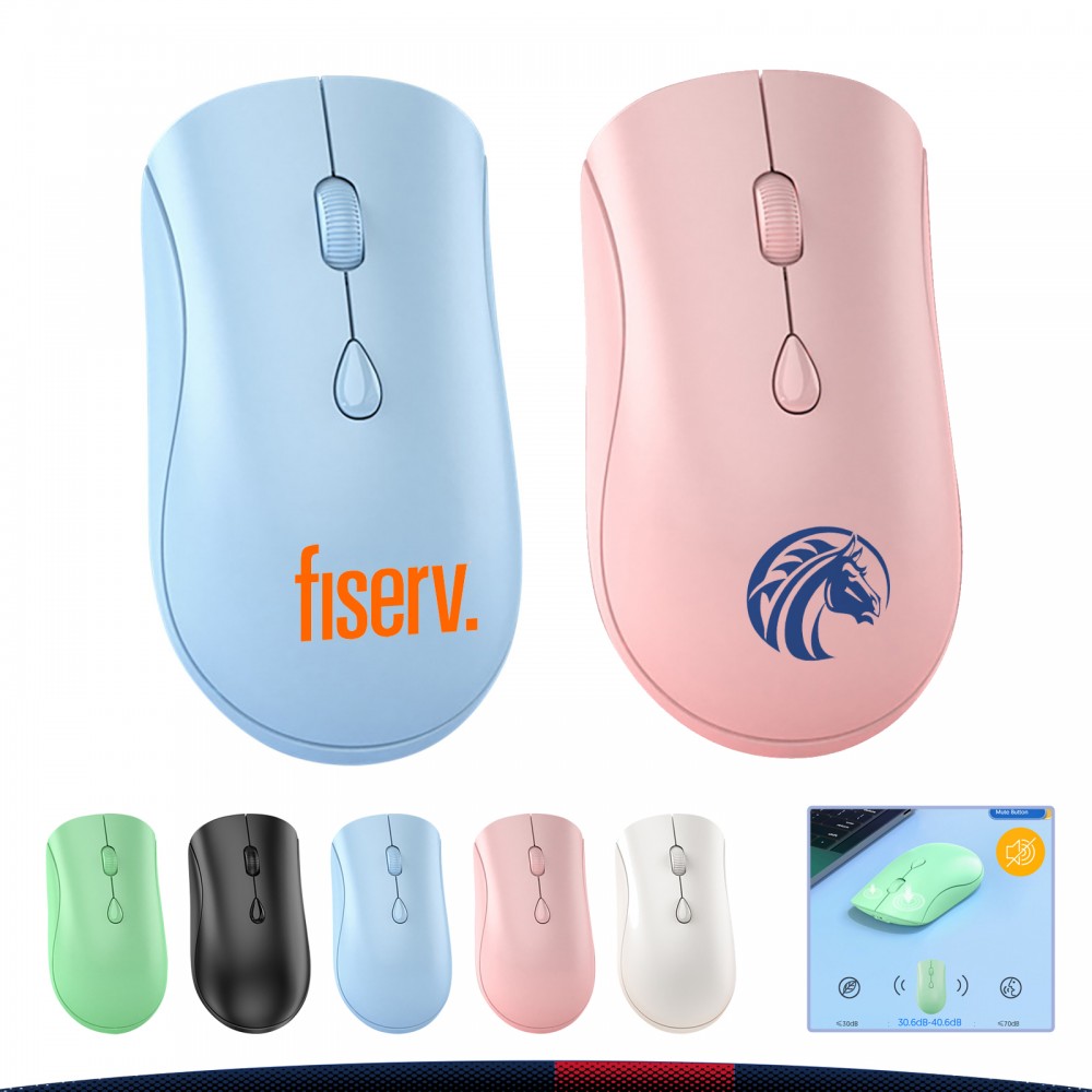 Rees Wireless Mouse with Logo