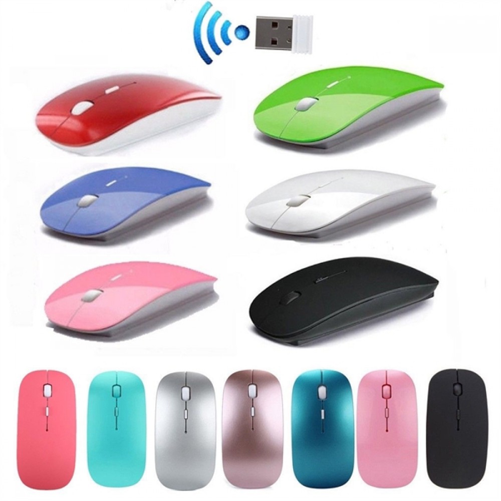 Custom Printed Slim Rechargeable Wireless Mouse Custom Printed Slim Rechargeable Wireless Mouse