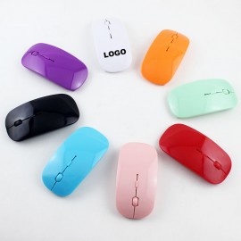 2.4GHz Ultra Thin USB Wireless Mouse Custom Imprinted