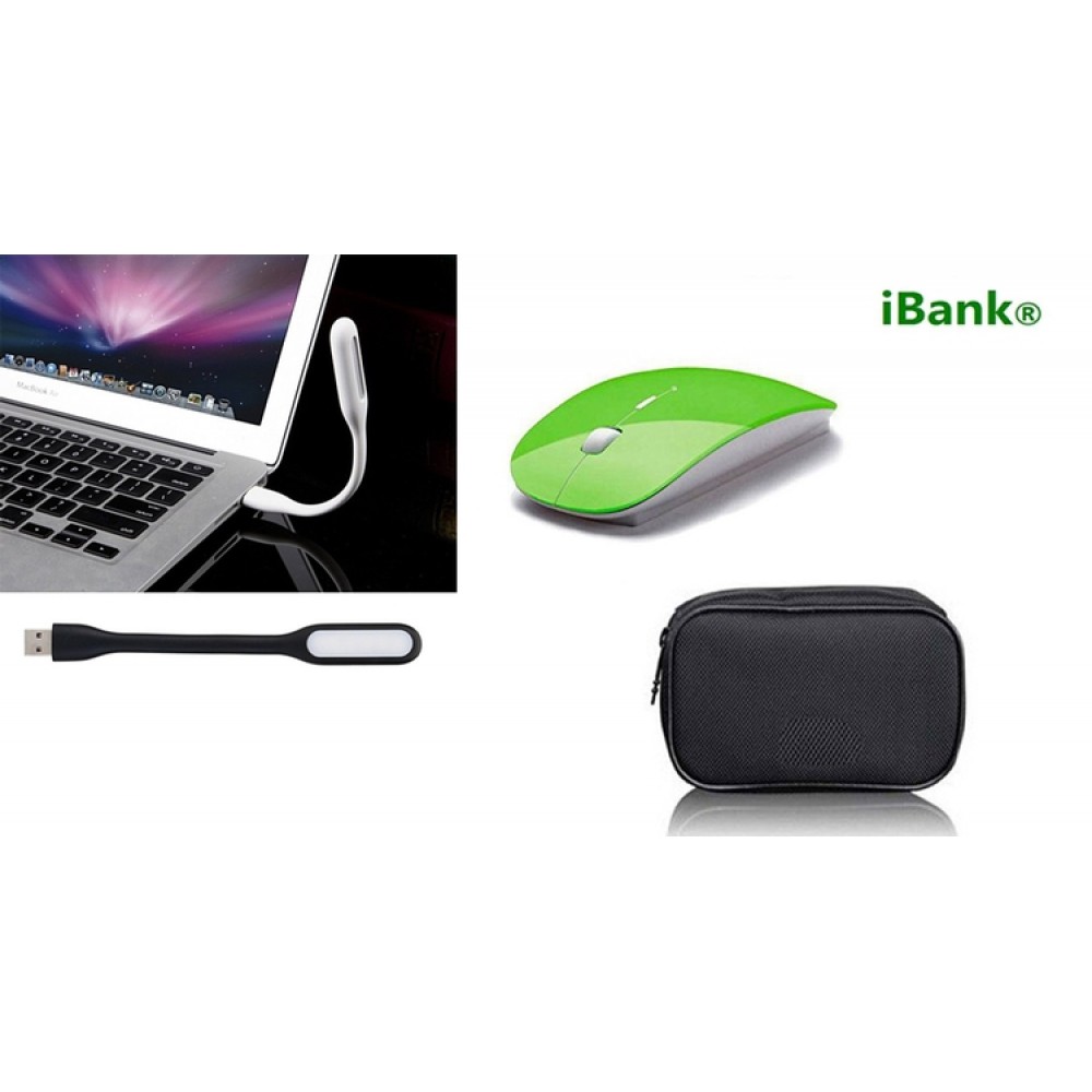 Custom Printed Promotek 2.4GHz Wireless Mouse + USB LED light Custom Printed Promotek 2.4GHz Wireless Mouse + USB LED light