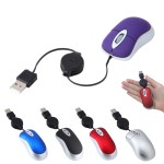 Custom Printed Retractable Travel Optical Mouse