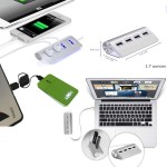 iBank(R) 4 Port USB Hub + LED Light up Mouse (Green) Logo Printed