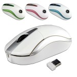 Wireless Optical Mouse with Mini Receiver Custom Imprinted