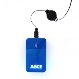Logo Branded Anthon Card Mouse with LED Logo
