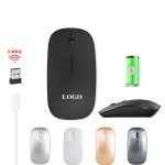 Rechargeable Wireless Mouse with Logo
