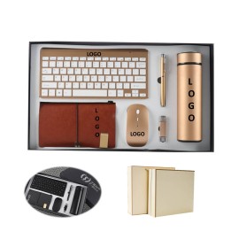 Business Gift Six-Piece Set Computer Keyboard Mouse with Logo