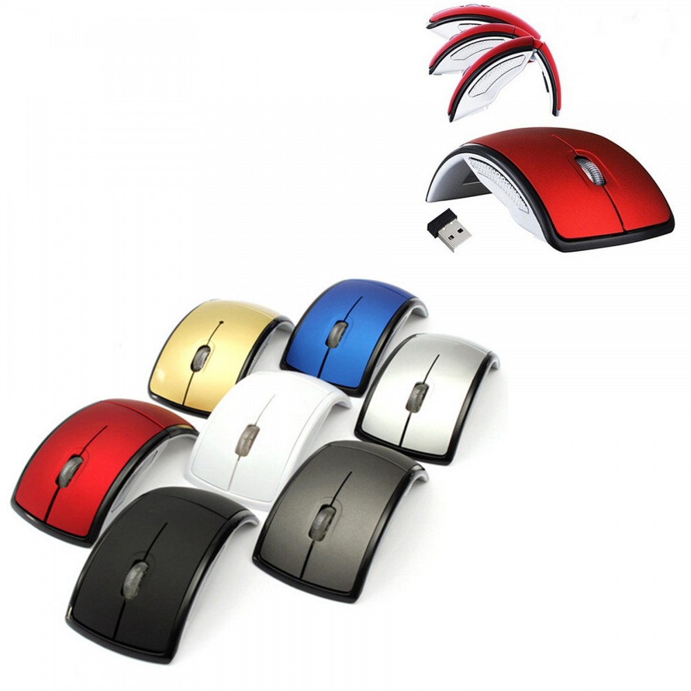 Folding Wireless Mouse/2.4ghz Arc Optical Mouse with Logo