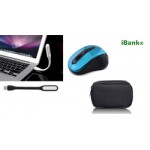 Promotek 2.4GHz Wireless Mouse + USB LED light Branded