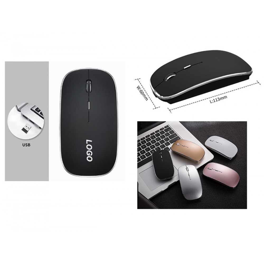 Custom Printed Rechargeable Wireless Mouse Custom Printed Rechargeable Wireless Mouse