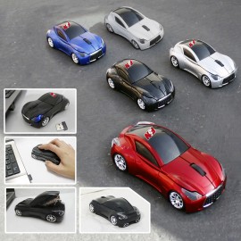 800DPI 2.4GHZ Wireless Sport Car Optical Mouse - Close out with Logo  800DPI 2.4GHZ Wireless Sport Car Optical Mouse - Close out with Logo