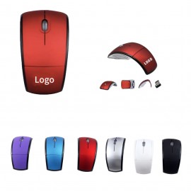 Folding Wireless Mouse with Logo