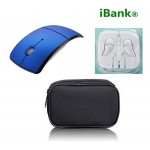 Logo Printed iBank(R)2.4GHz Wireless Mouse + Headphones with Mic