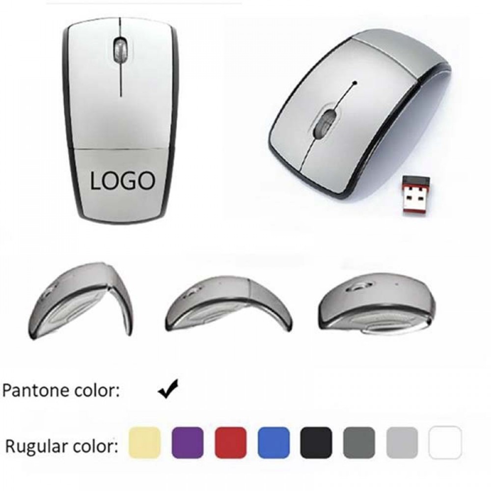 Custom Printed 2.4ghz Wireless Foldable Mouse Custom Printed 2.4ghz Wireless Foldable Mouse