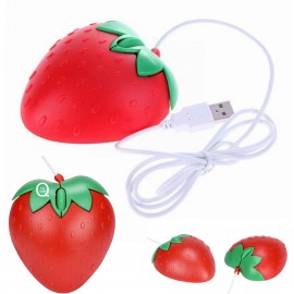 Customized Wired Lovely Strawberry Mouse  Customized Wired Lovely Strawberry Mouse