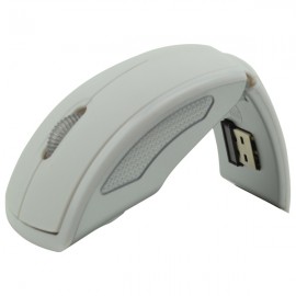 Customized Curved Optical Mouse w/ USB Receiver Wireless - AIR PRICE