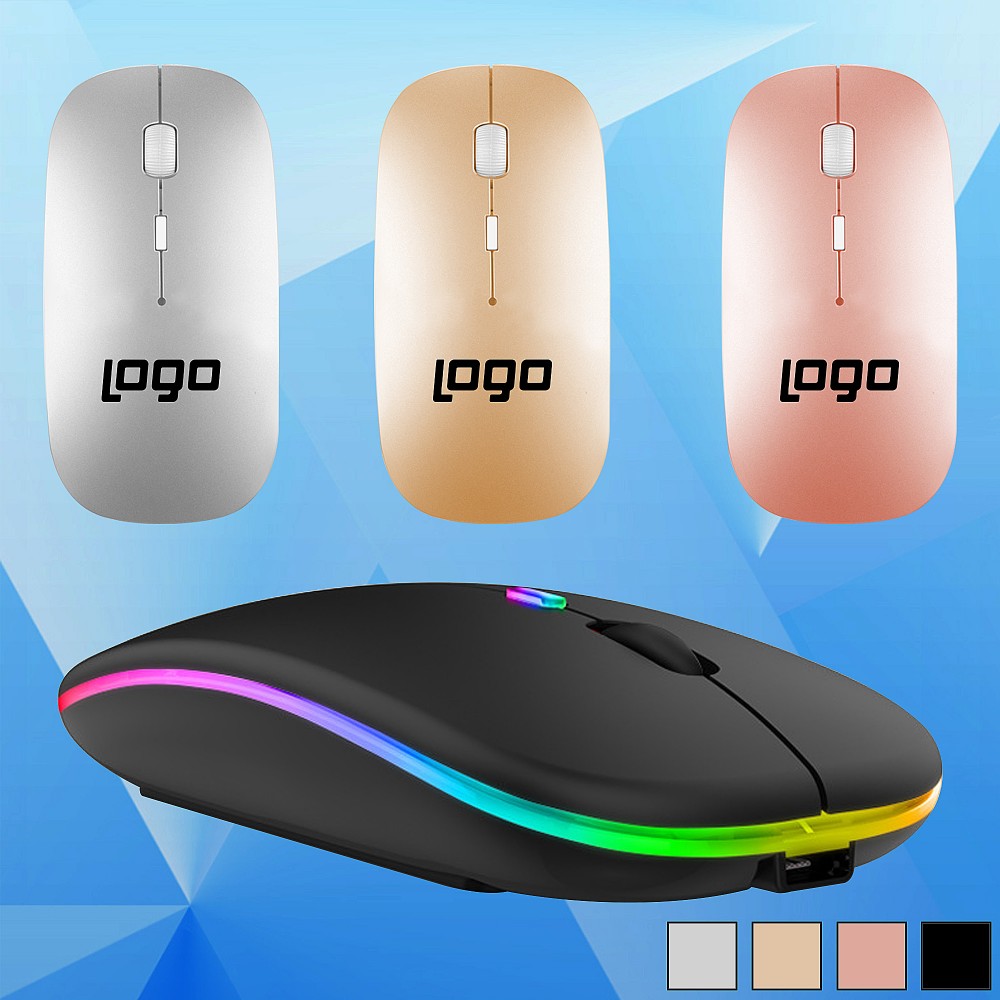 Customized 2.4G Wireless Mouse w/ LED