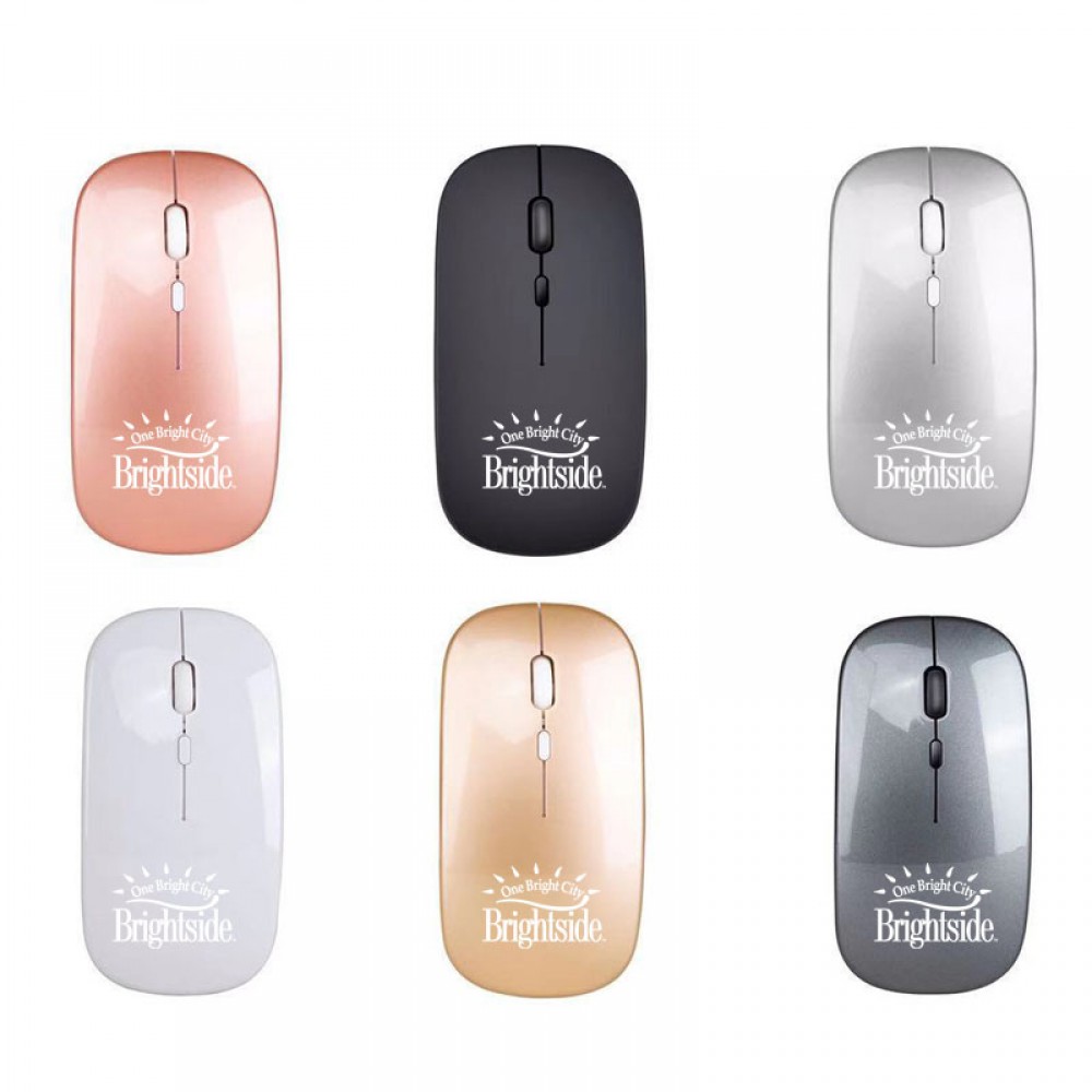 Logo Printed USB Wireless Dual-model Charging Mouse Logo Printed USB Wireless Dual-model Charging Mouse