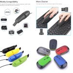 Custom Imprinted iBank(R)2.4GHz Wireless Mouse + USB Vacuum Cleaner