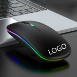Logo Printed Glowing Mouse