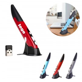 Logo Branded Mini 2.4Ghz Usb Wireless Mouse Pen