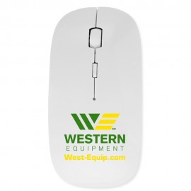 Super Slim Wireless Optical Mouse with Logo  Super Slim Wireless Optical Mouse with Logo