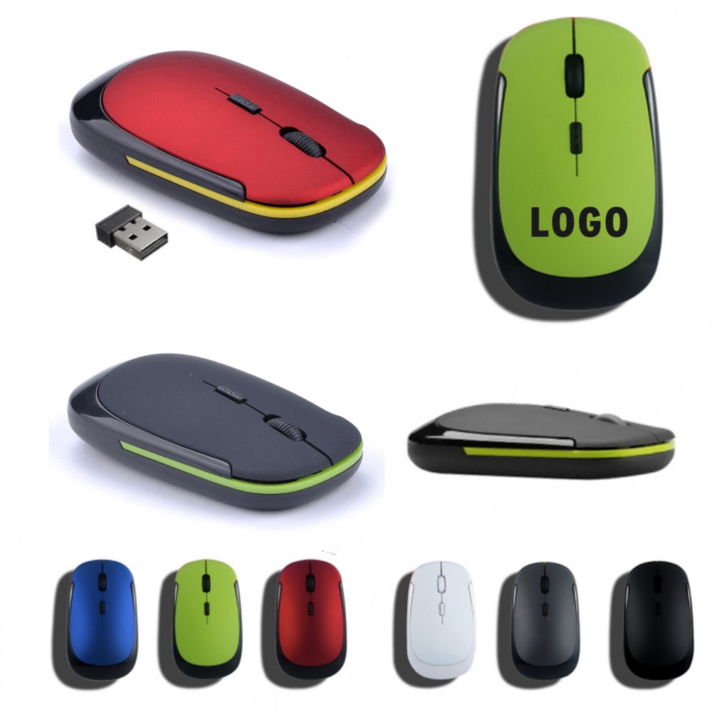 Wireless Optical Mouse with Logo