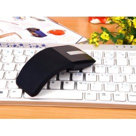 Ultra Thin Foldable 2.4G Wireless Mouse Foldable Computer Mouse with Logo