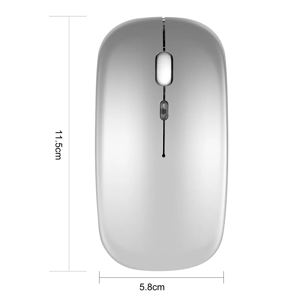 2.4G Wireless LED Backlit Bluetooth Computer Gaming Mice Rechargeble Laptop Mouse with Logo