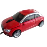 Promotional Red Audi Wired Car Mouse Wired - AIR PRICE