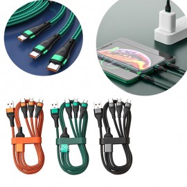 Promotional 4FT 3 in 1 Fast Charge Cord