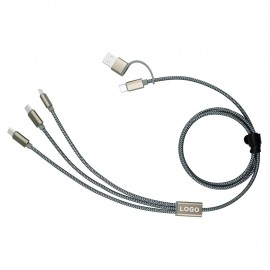 Personalized 3-in-1 Charging Cable